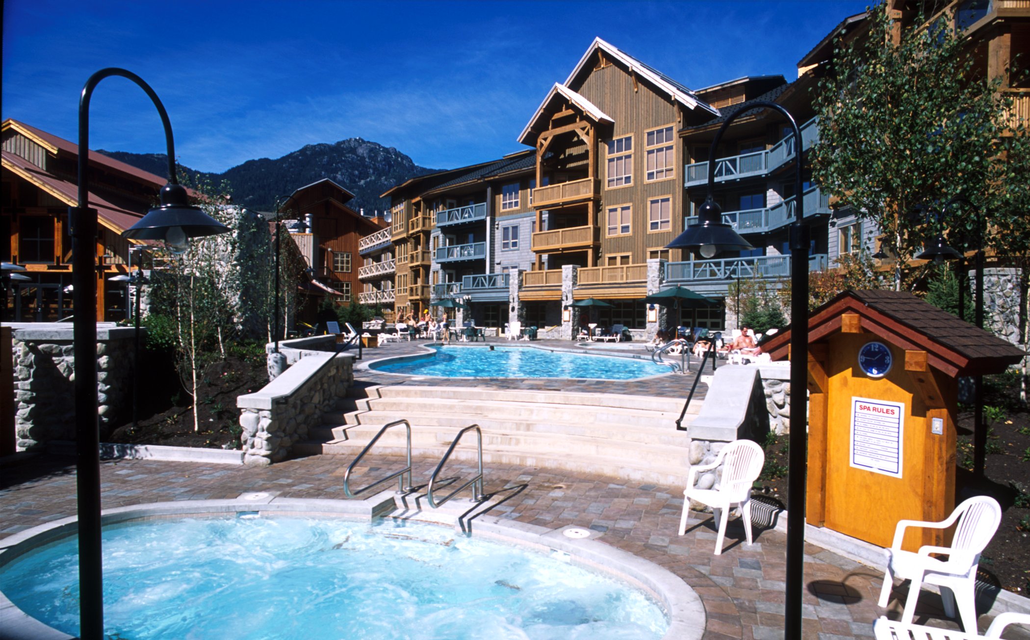 pool and hot tub